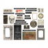 Tim Holtz Halloween Baseboards (32pcs) (TH94252) ( TH94252)